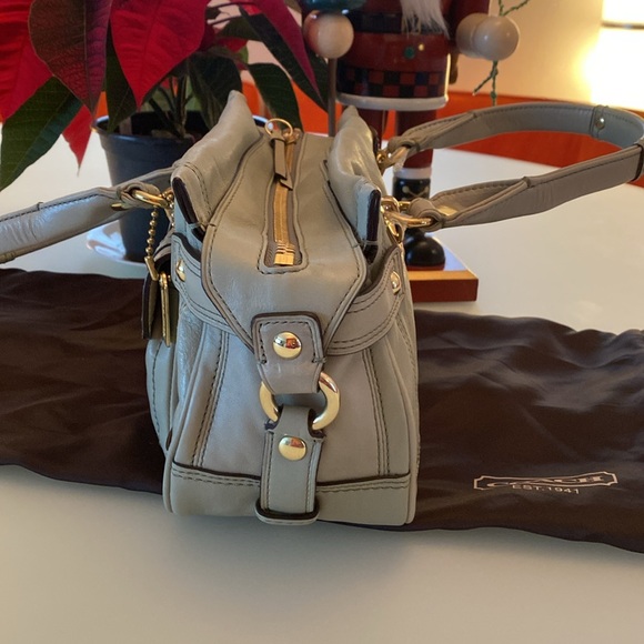 NWT Coach Mineral Green Hampton’s Mini Shopper - Picture 4 of 9